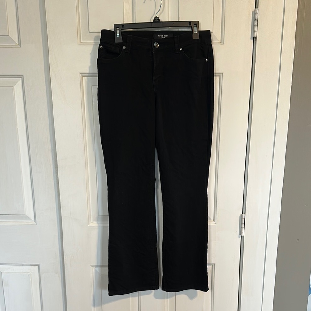 Nine West Black Pants size 8 short